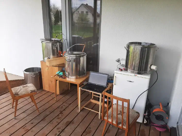 My first brewing